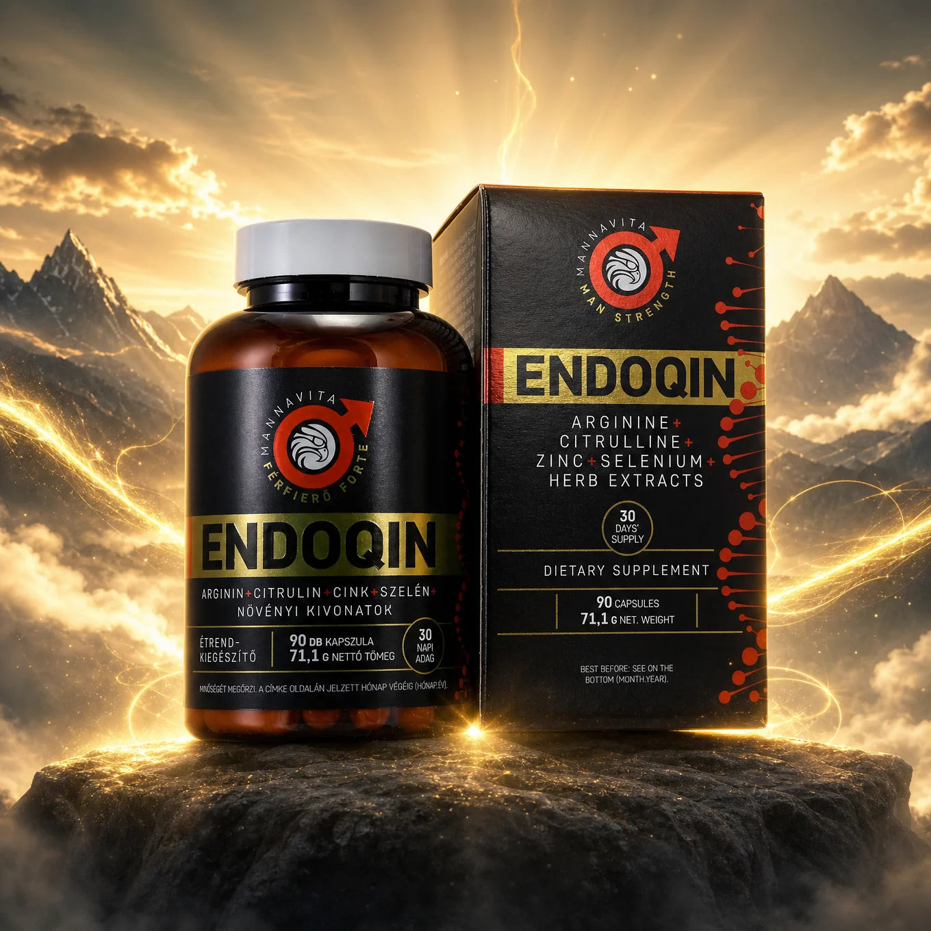 ENDOQIN Manpower Forte • 90 kapsler