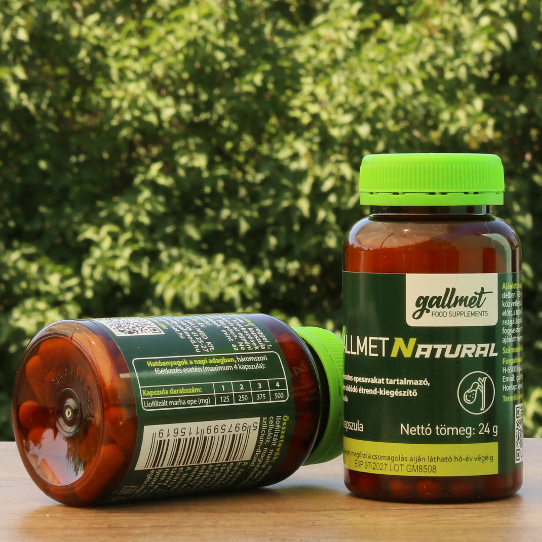 Gallmet kapsler med naturlig galdesyre • 90 stk.