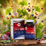 GINK-Q10 • Q10 Coenzym + Ginkgo Biloba kompleks • 60 kapsler