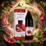 Mannavita Granatæble 100% presset ren juice • 1000 ml