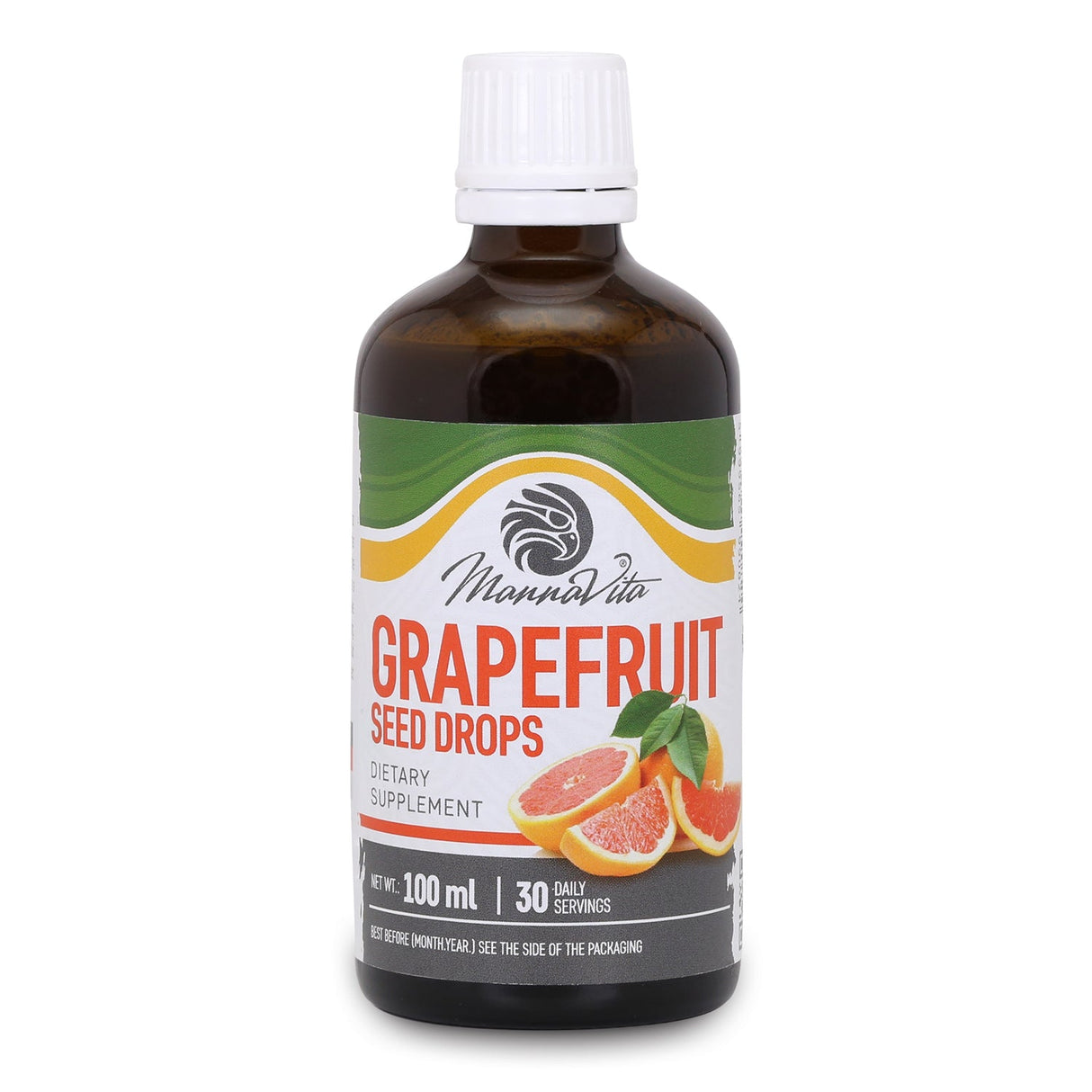 Mannavita Ekstrakt af grapefrugtkerner dråber • 100 ml