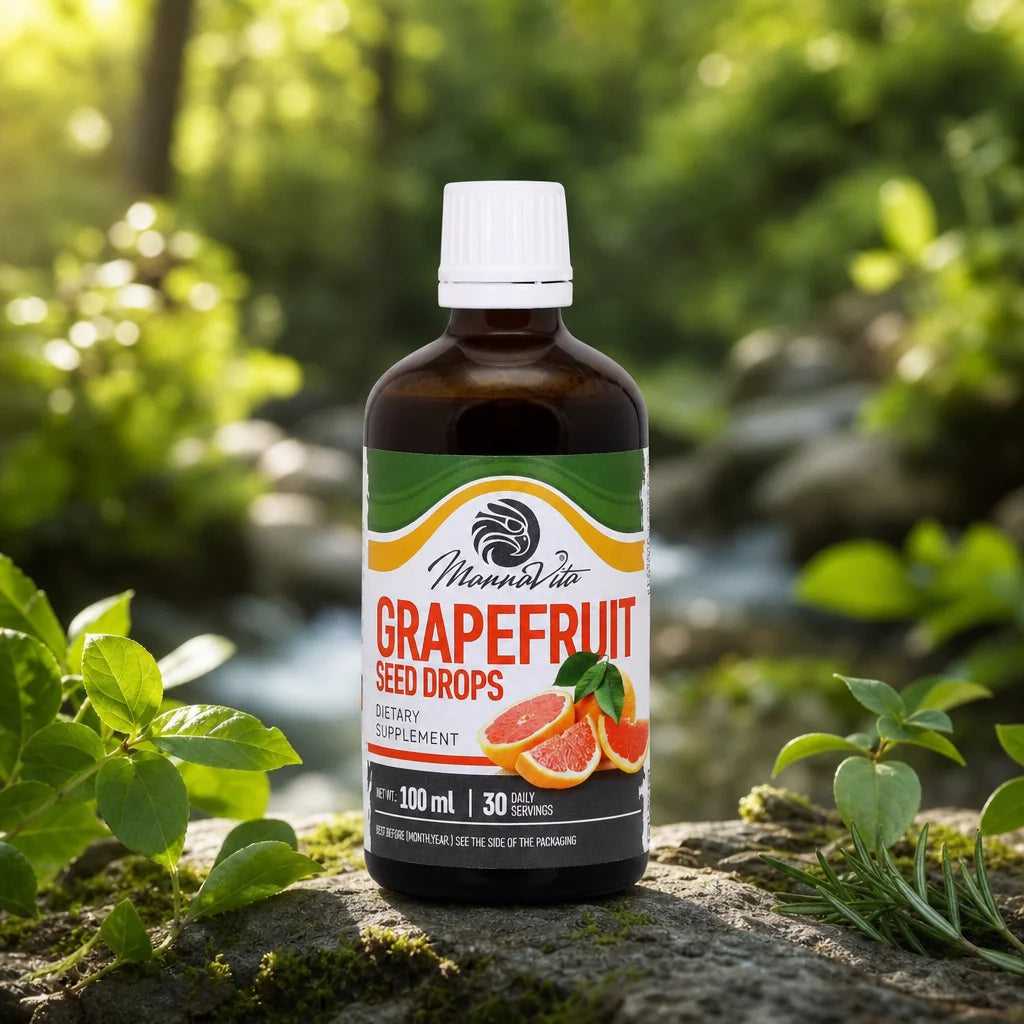 Mannavita Ekstrakt af grapefrugtkerner dråber • 100 ml
