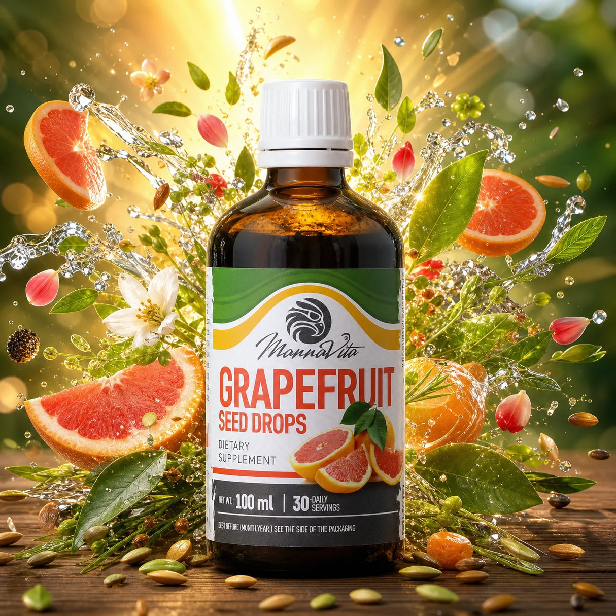 Mannavita Ekstrakt af grapefrugtkerner dråber • 100 ml
