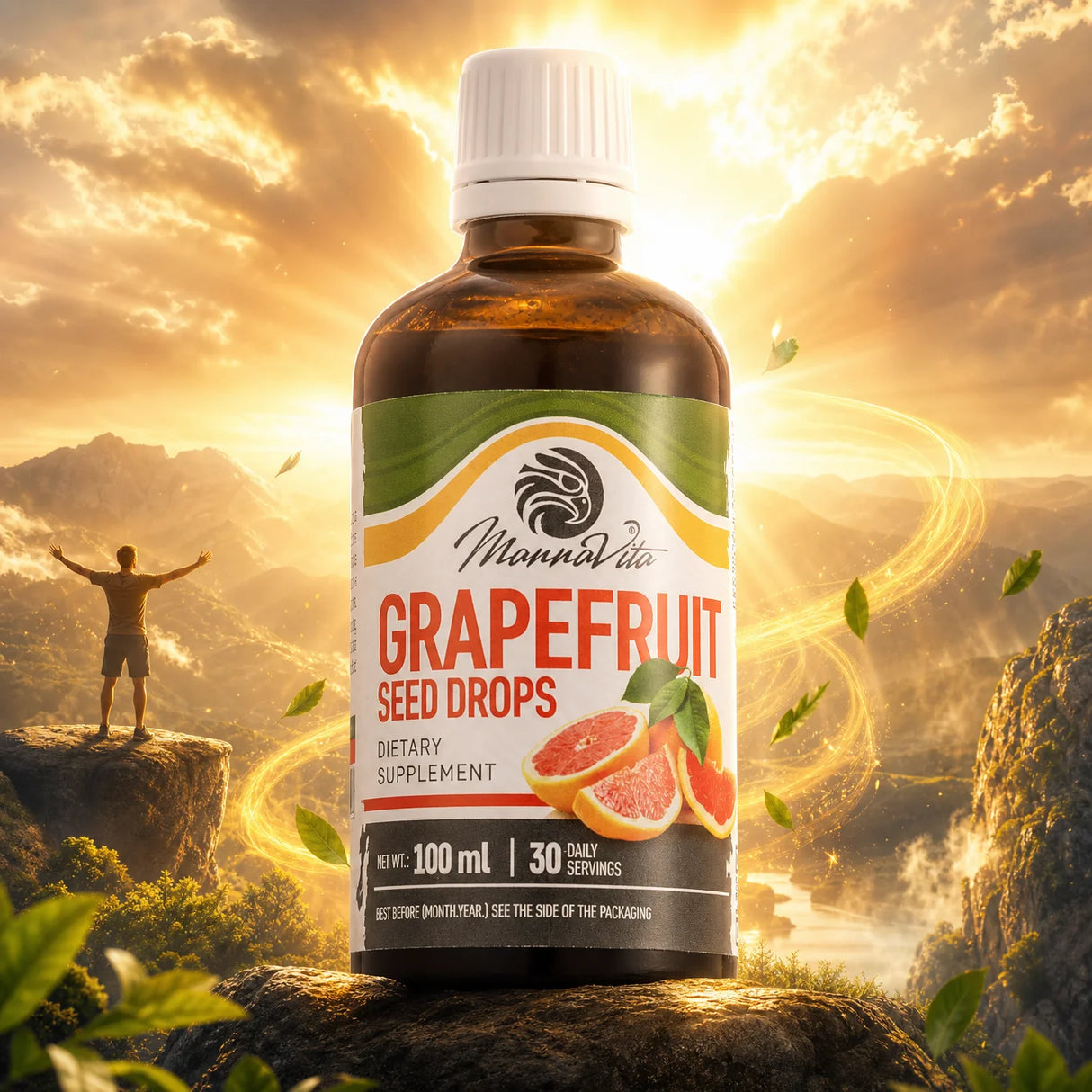 Mannavita Ekstrakt af grapefrugtkerner dråber • 100 ml