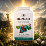 HEPADEX lever-regenererende og lever-sundhedsforbedrende kompleks • 60 kapsler