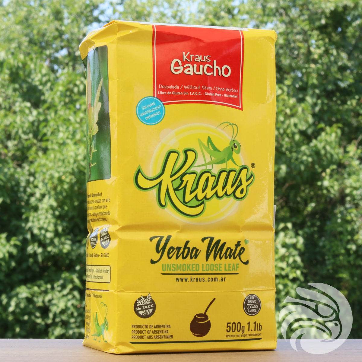 Kraus yerba mate • Gaucho, uden stilke - Uden stilke • 500 g