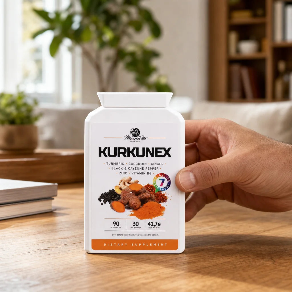 KURKUNEX gurkemejeekstraktkompleks • 90 kapsler