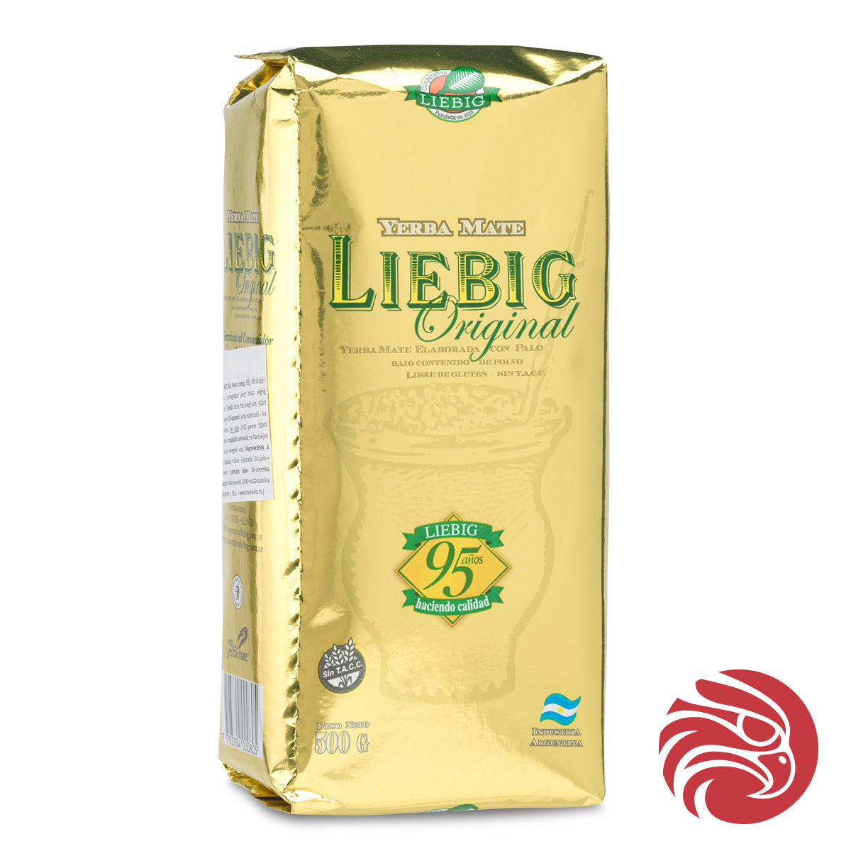Liebig Original yerba mate-te • Fremstillet med stængler • 500 g