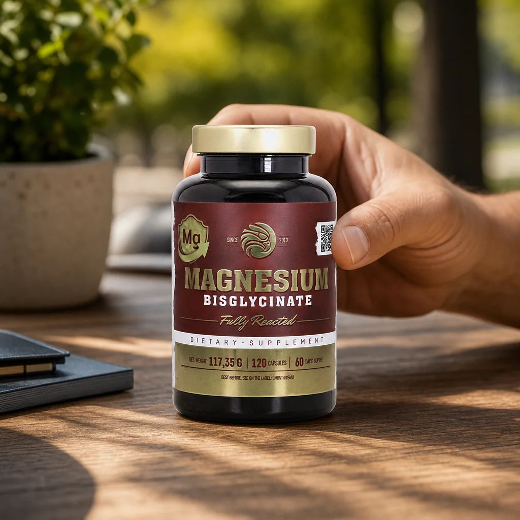 Mannavita MAGNESIUM Bisglycinat fuldt reageret • 120 stk.