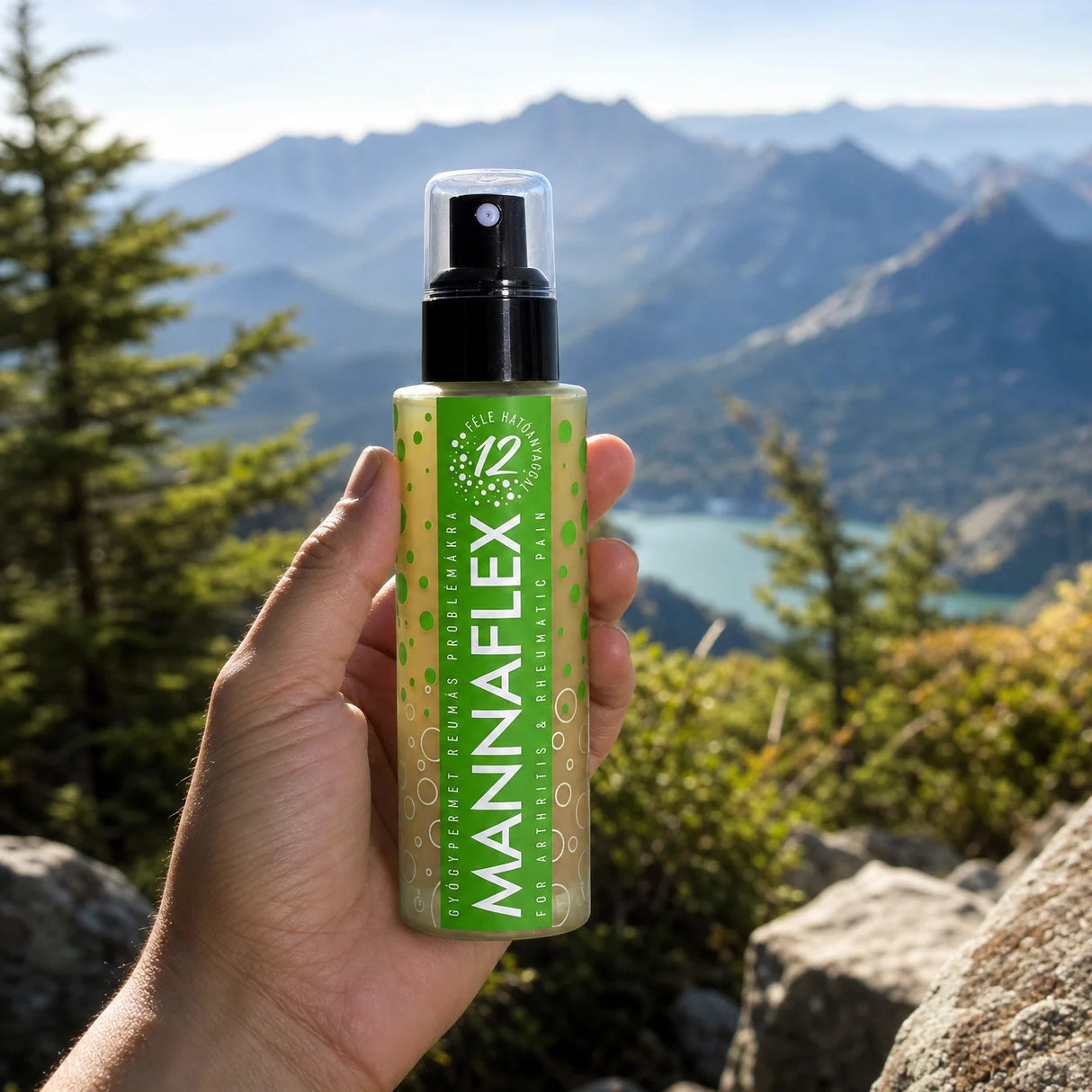 MANNAFLEX Led- & Muskelsmerte lindring Helbredende spray • 100ml