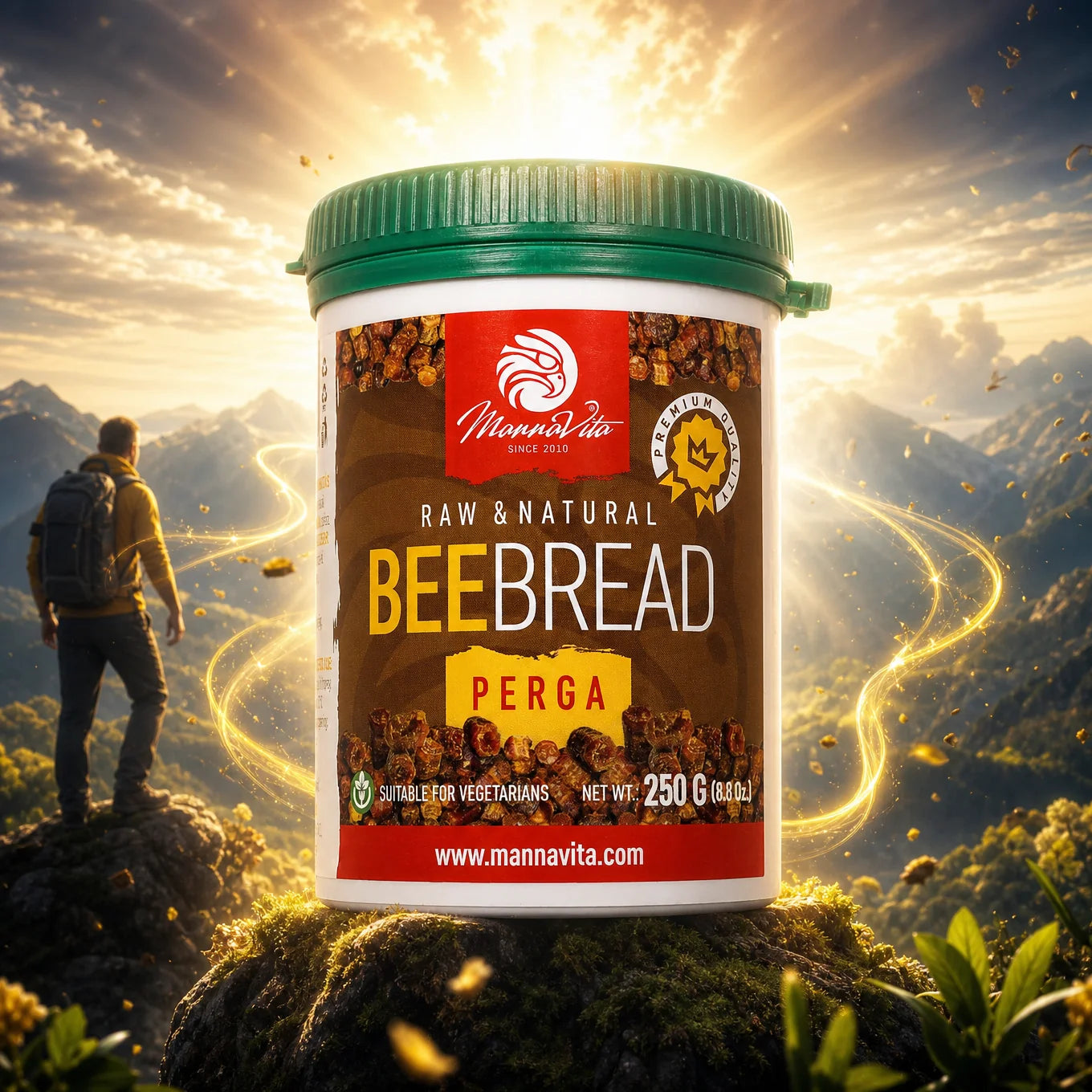 Mannavita 100% Bibrød • 250 g