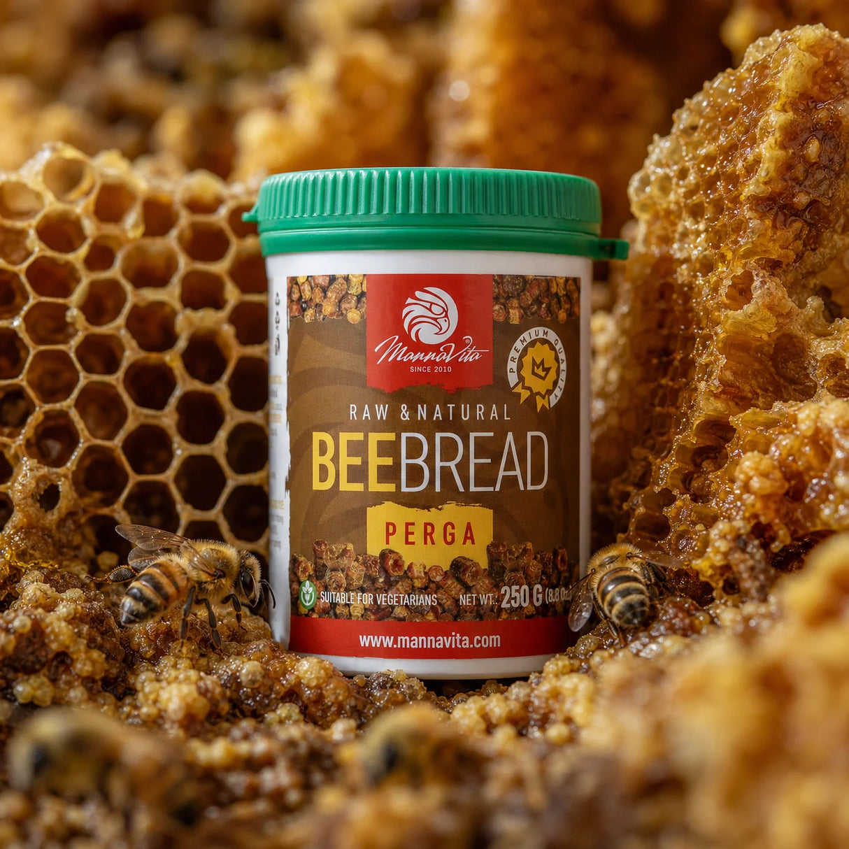 Mannavita 100% Bibrød • 250 g
