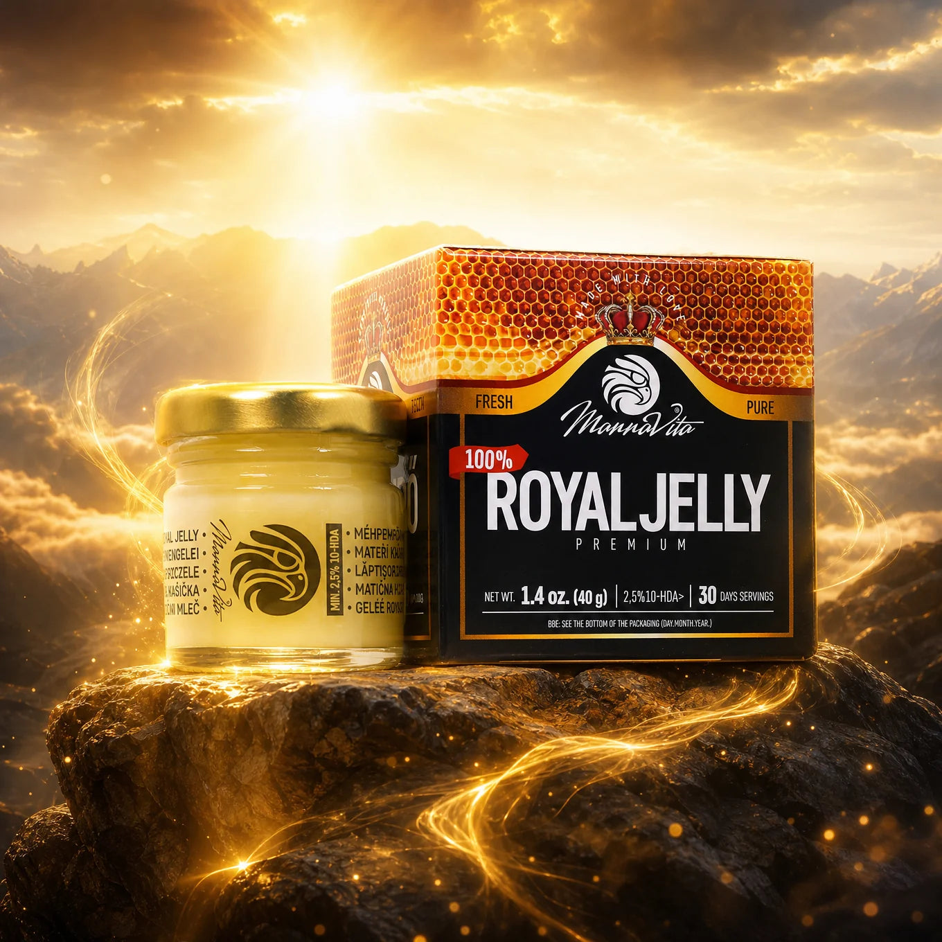 Mannavita Premium Gelé Royal • 2,5% 10-HDA • 40g