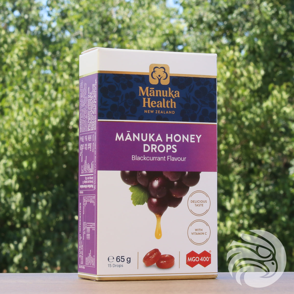 Manuka-honning pastiller med solbær • 15 stk.