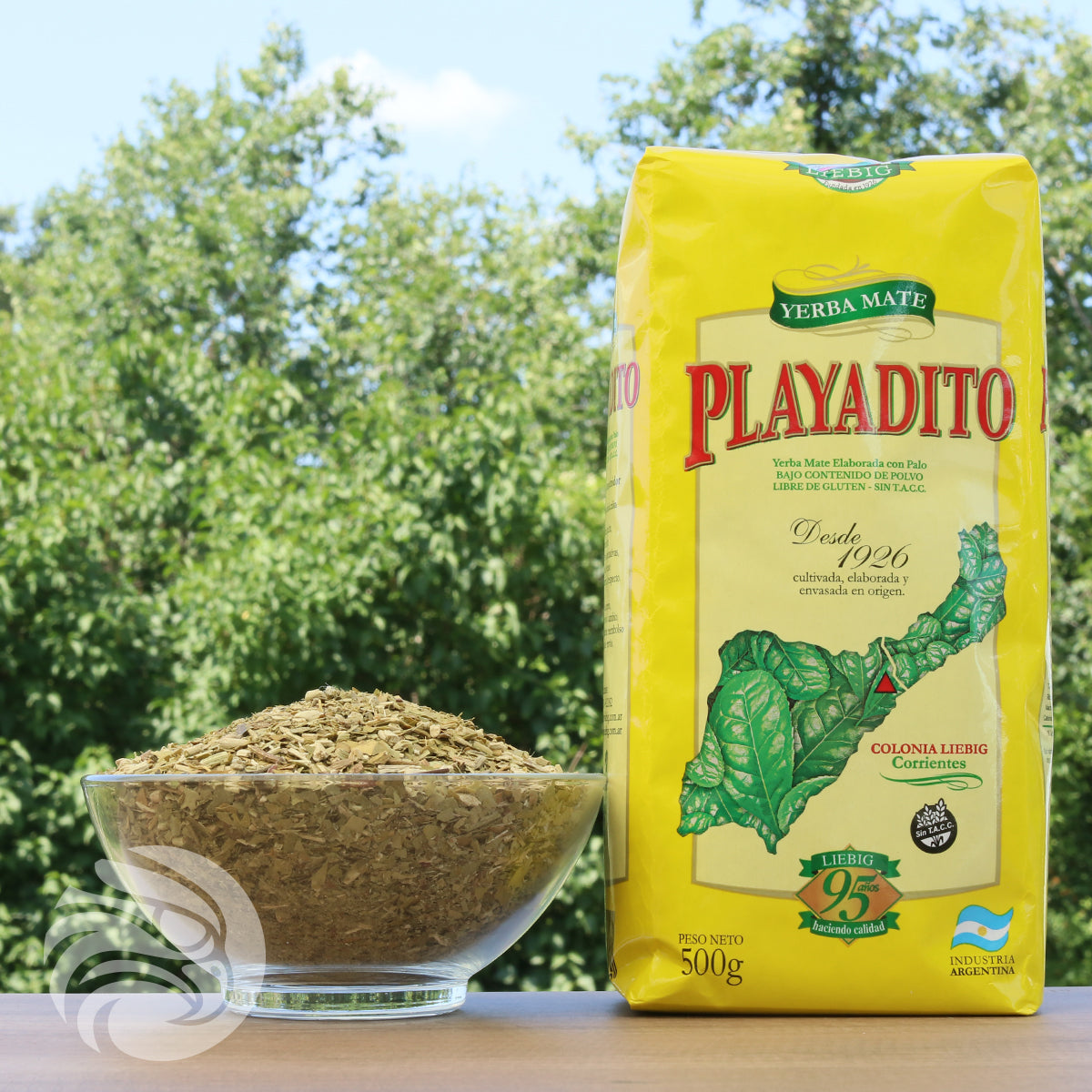 Playadito yerba mate-te • Fremstillet med stilke • 500 g