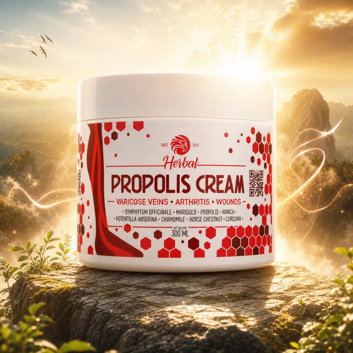 Mannavita Propolis Creme med Urter • 300 ml