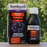 Sambucol sort hyldebærsirup, Immuno Forte • 120 ml
