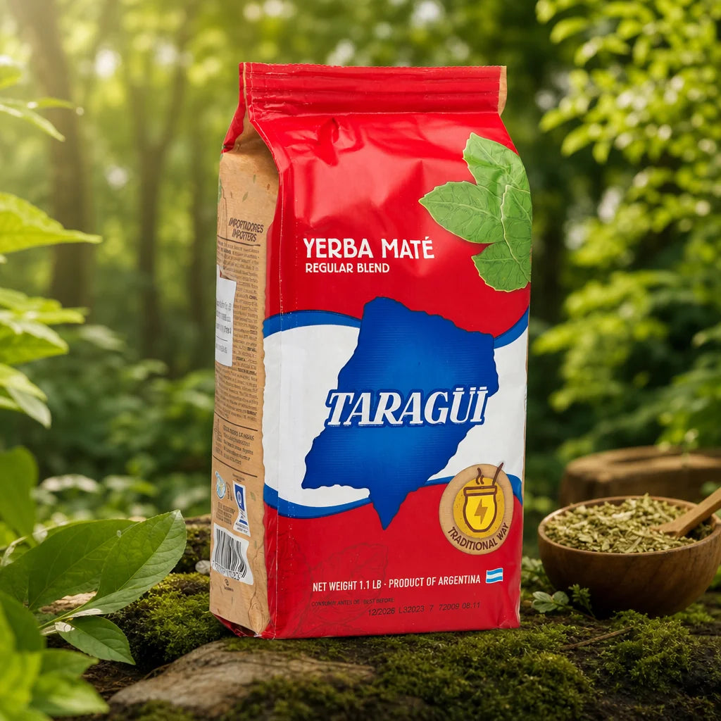 Taragüi yerba mate te • Fremstillet med stilk • 500 g