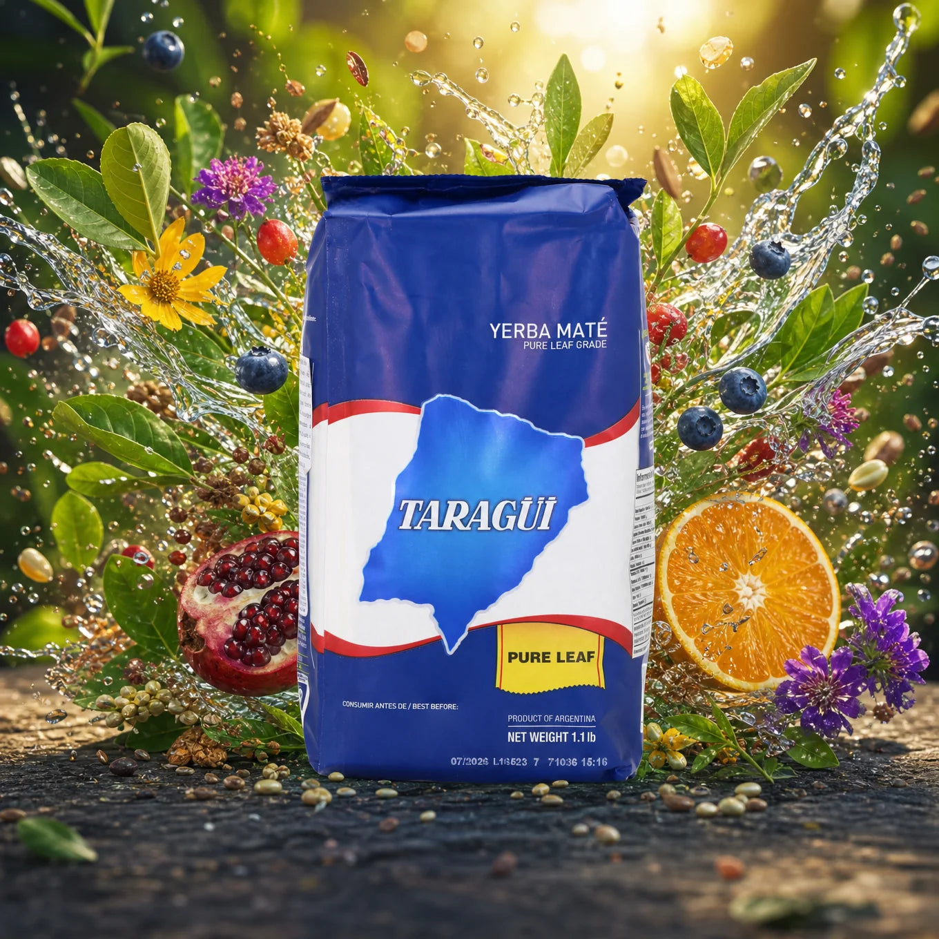 Taragüi yerba mate-te • Rene blade – Sin palo • 500 g
