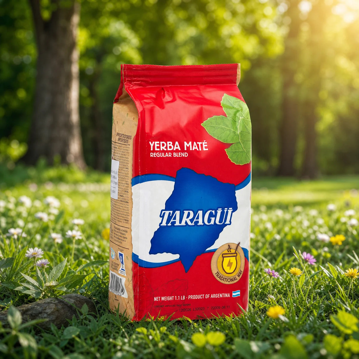 Taragüi yerba mate te • Fremstillet med stilk • 500 g