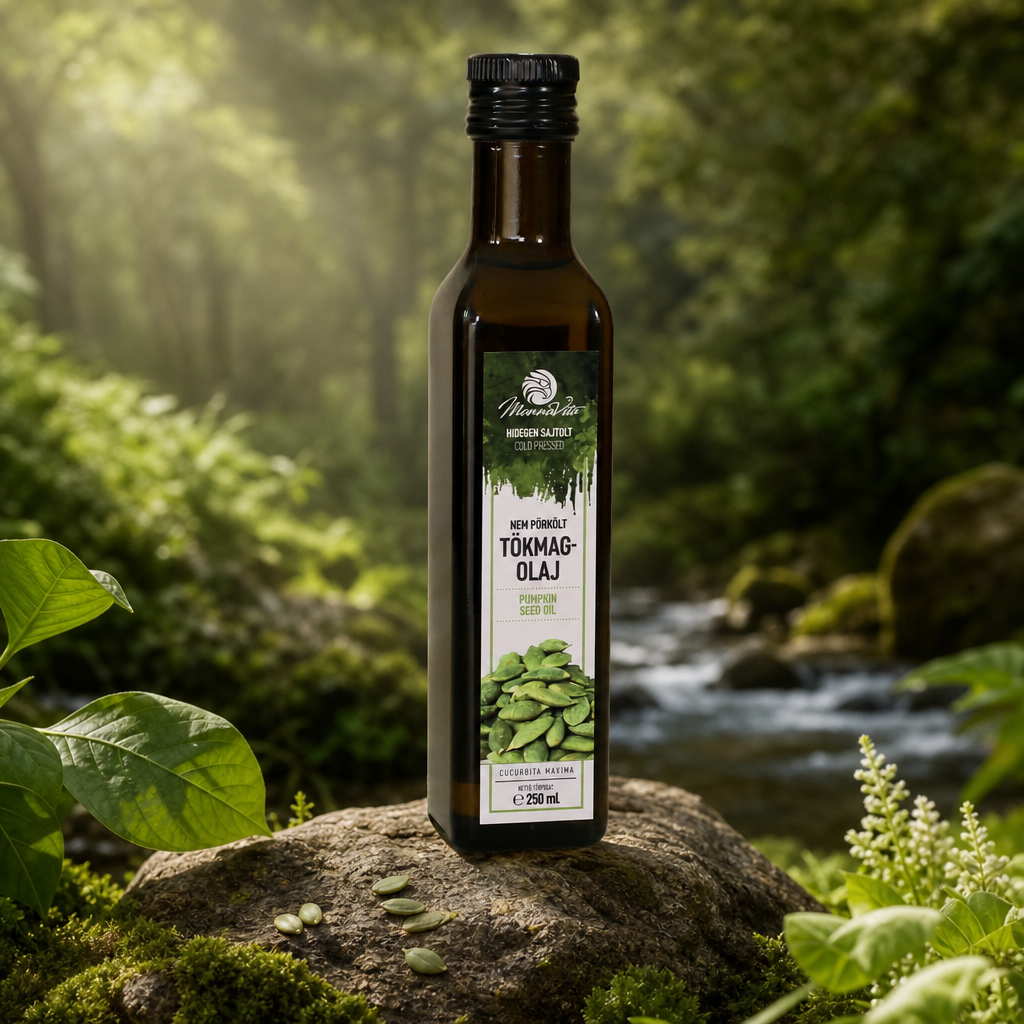 Mannavita ungarsk koldpresset græskarkerneolie • 250 ml