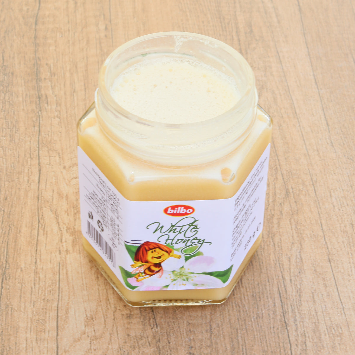 Bilbo rå hvid honning • 230 g